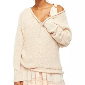 Free people cream sweater